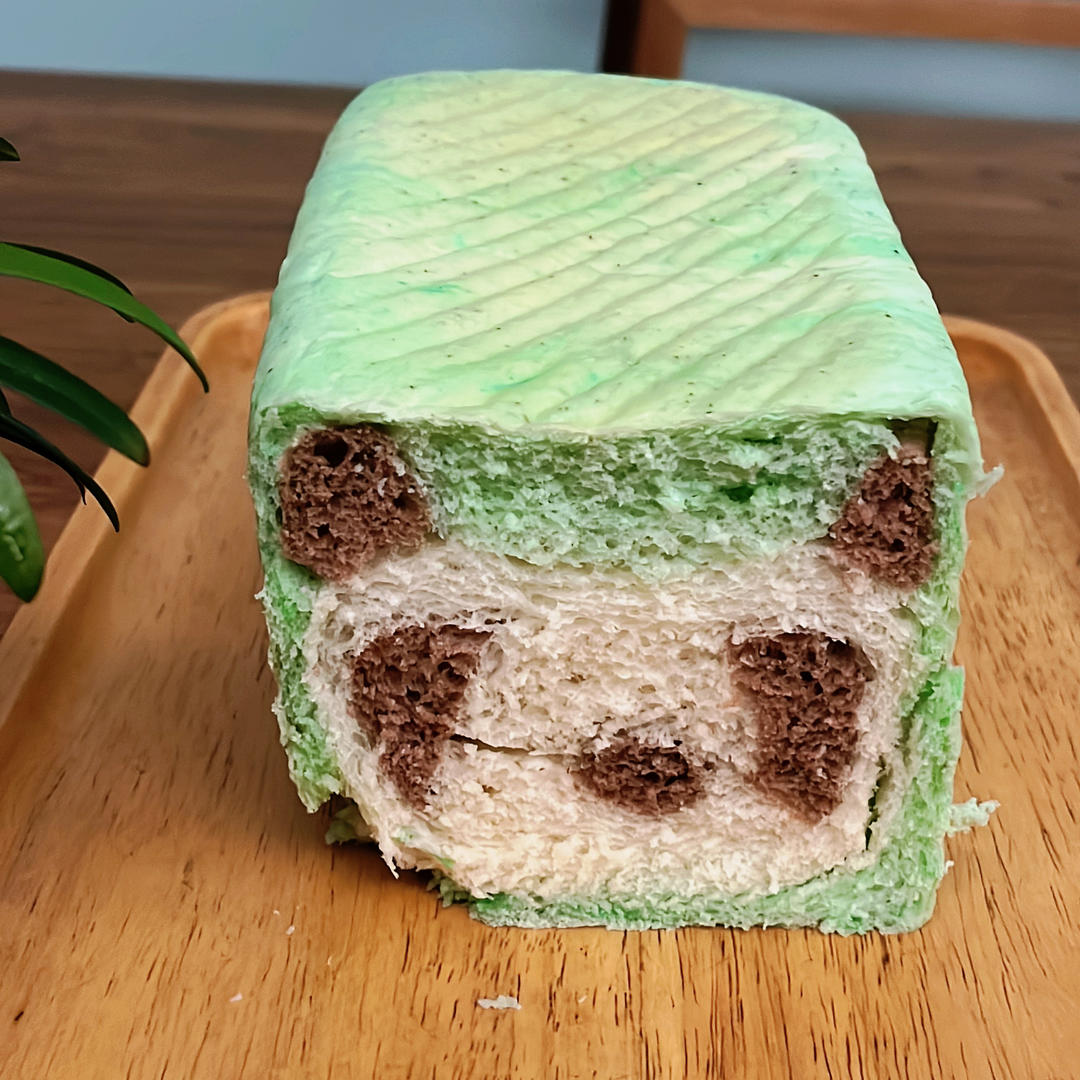 呆萌熊猫吐司~天然酵种(波兰种)