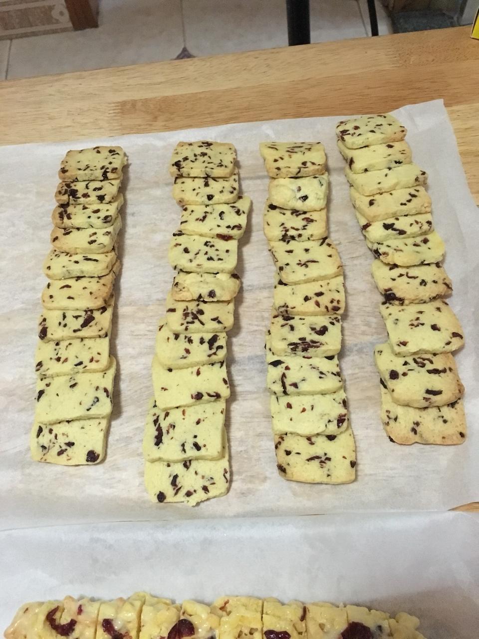 低糖少油版蔓越莓饼干