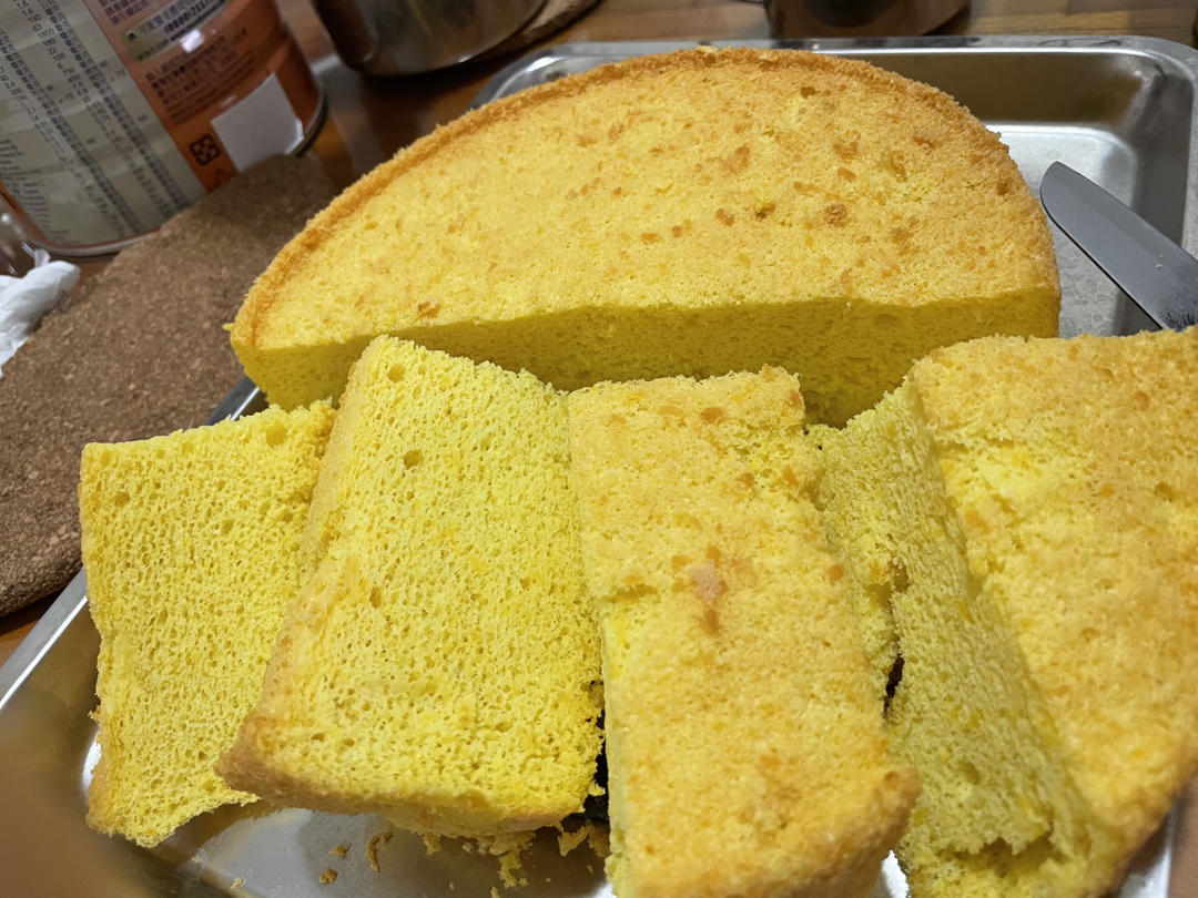 🎃软绵香甜金黄南瓜戚风（含操作小视频）