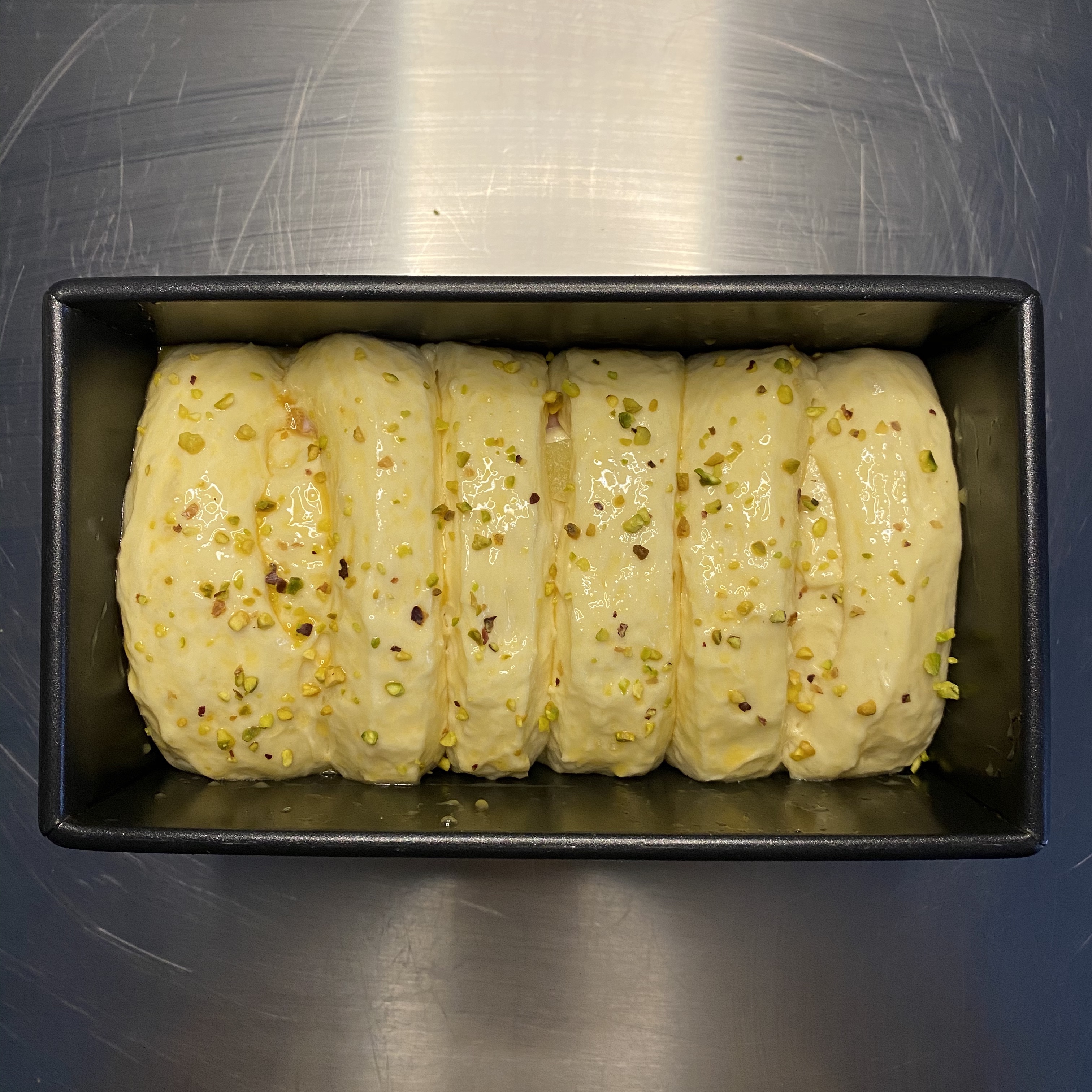 一口下去超级满足的🥔土豆火腿芝士吐司🍞（450g低糖模具）的做法 步骤11