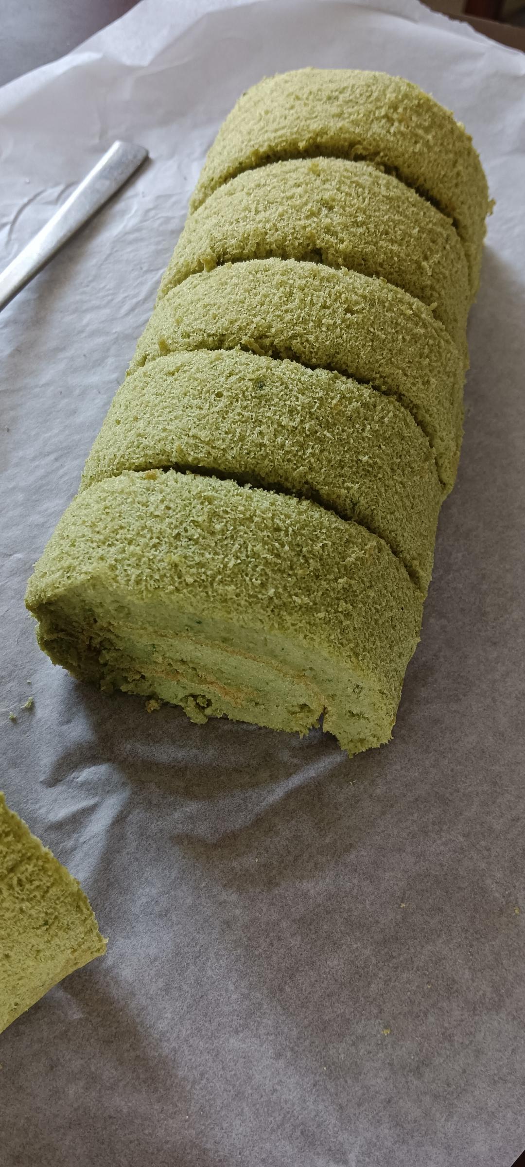 艾草蛋糕卷‼️春天的味道‼️超高颜值
