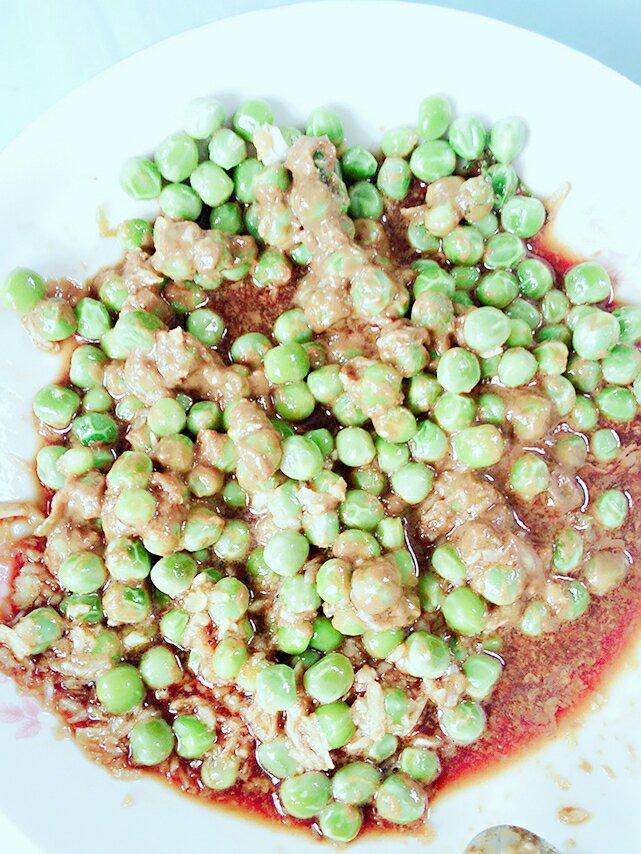 麻汁拌青豆的做法