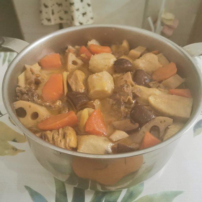 [妖怪旅馆营业中]蔬菜满满！日式筑前煮 煮物 节后清肠