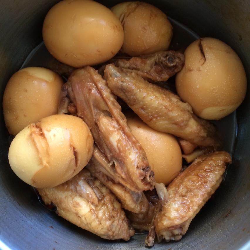 简易版卤鸡翅卤蛋