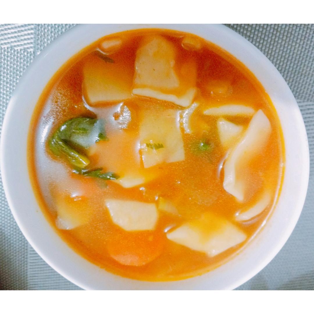素揪片子（素汤饭）