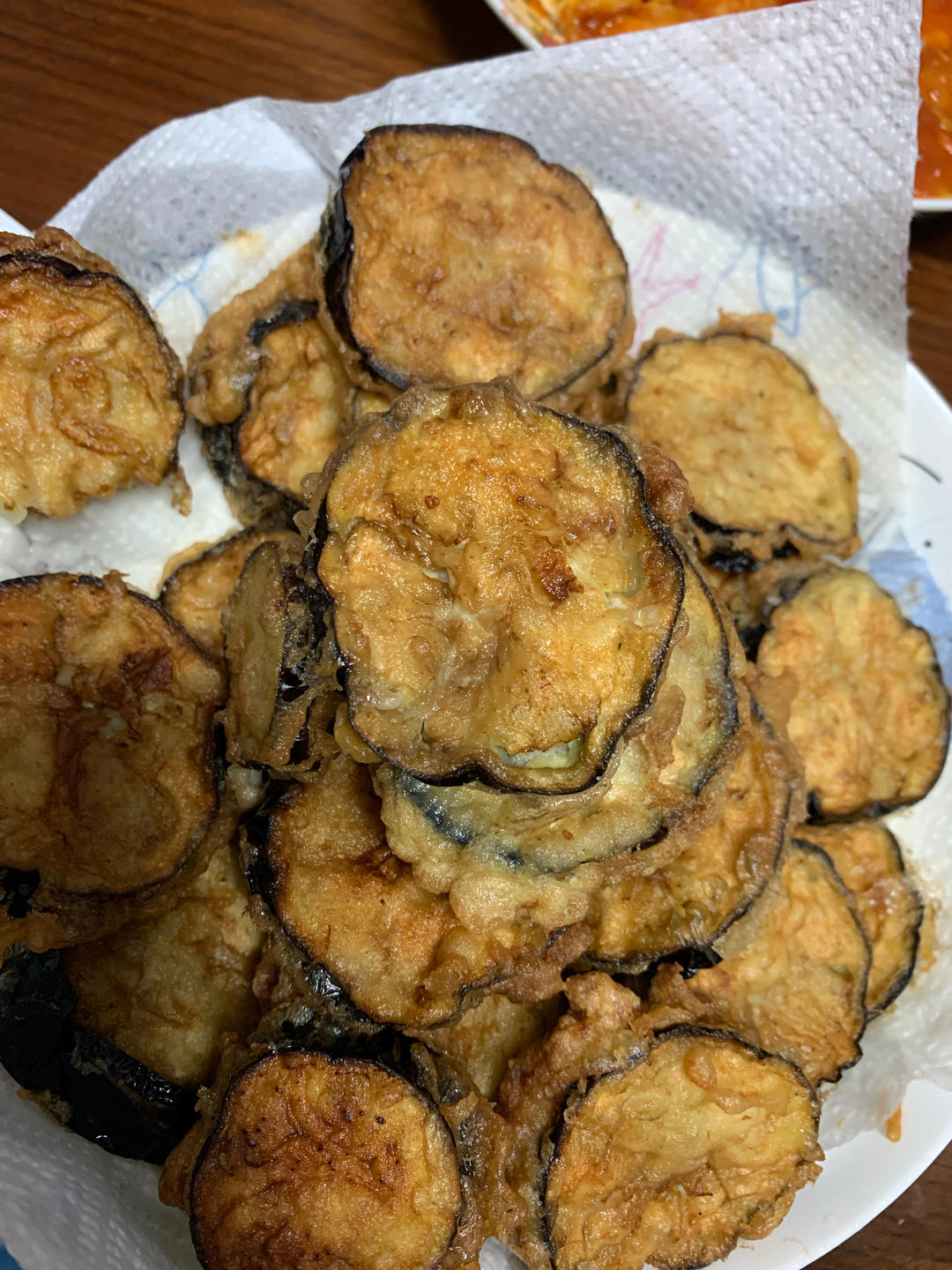 家常主食 炸茄盒 肉馅儿茄子