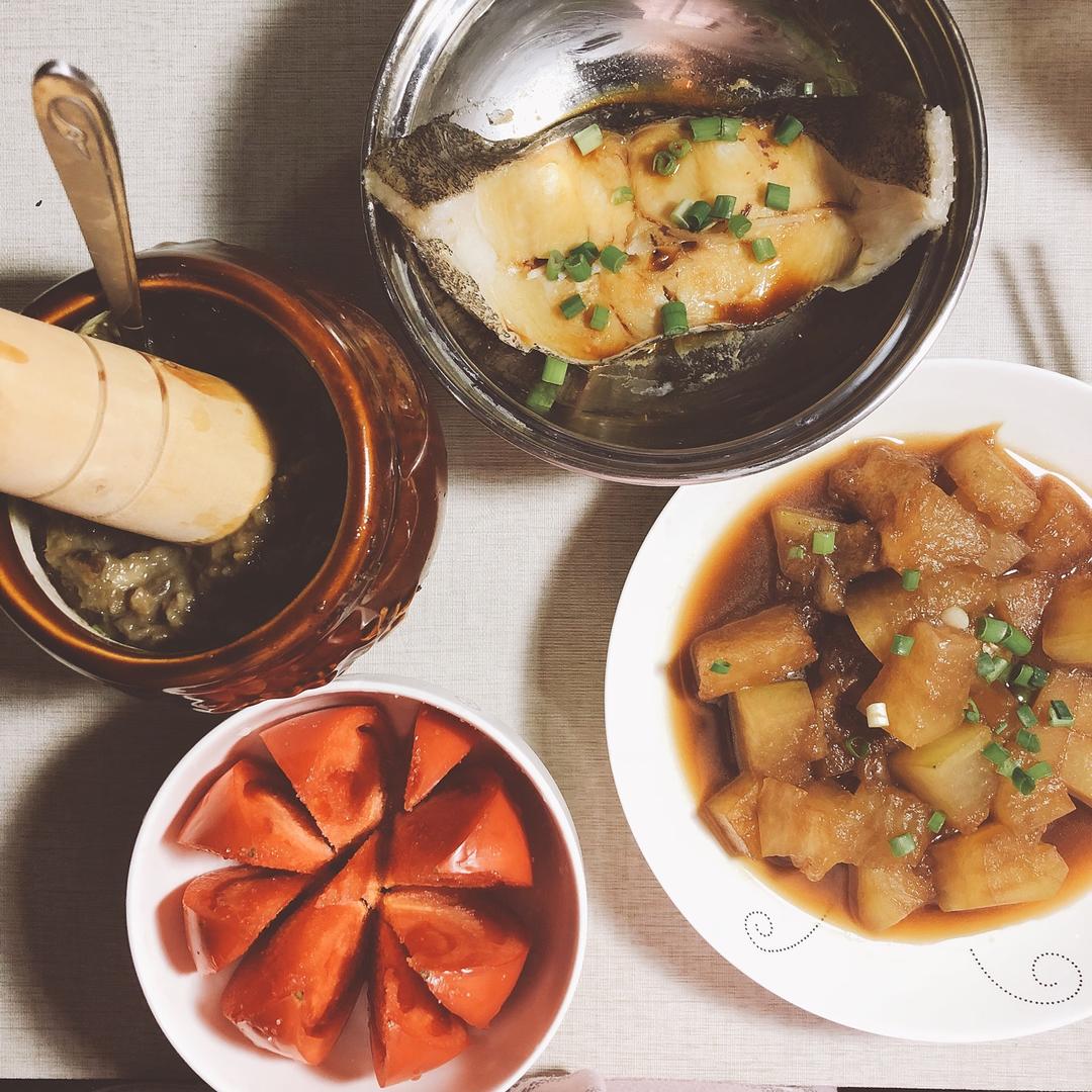 🌶️烧椒皮蛋擂茄子