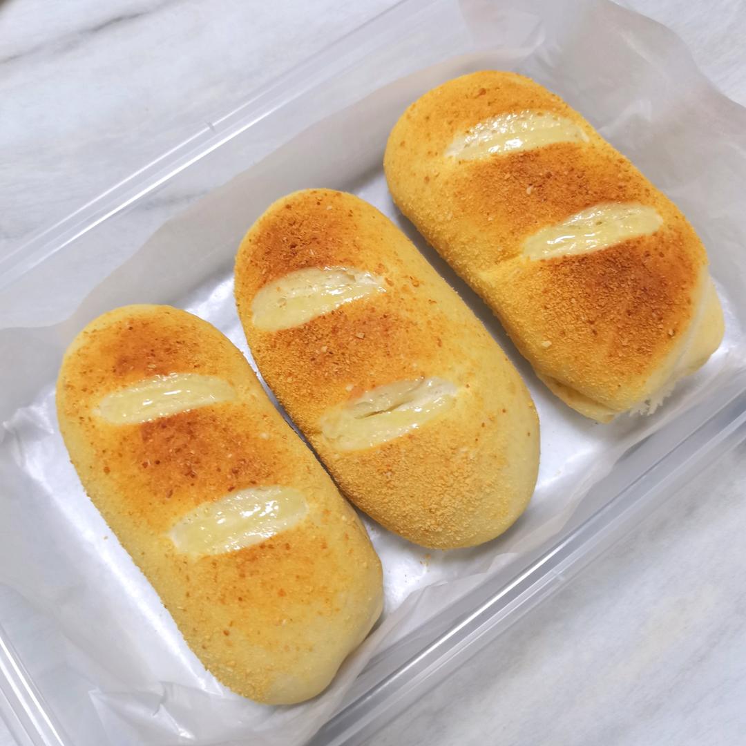 芝士火腿面包（一次发酵）