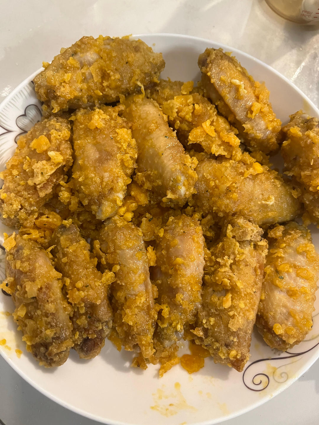 在家做的金沙鸡翅咸香酥脆，做法超简单~
