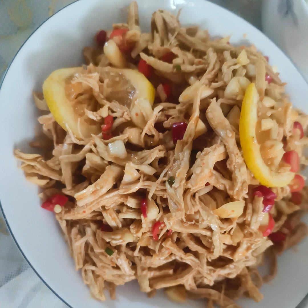 ✅ 第6道快手低脂菜✨清爽美味的柠檬鸡丝🍋鸡胸肉满分吃法💯