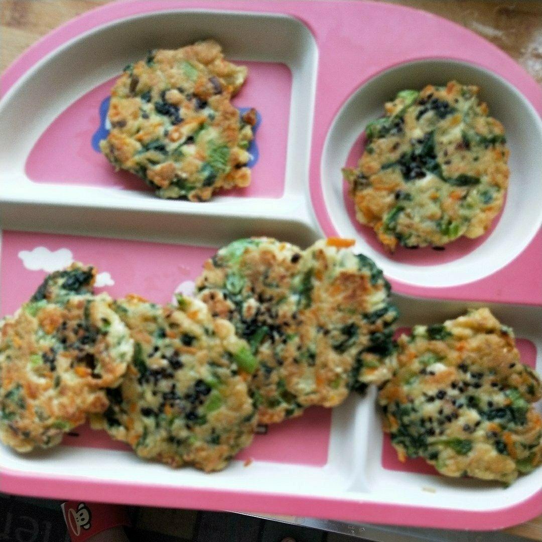 宝宝辅食－豆腐虾皮饼