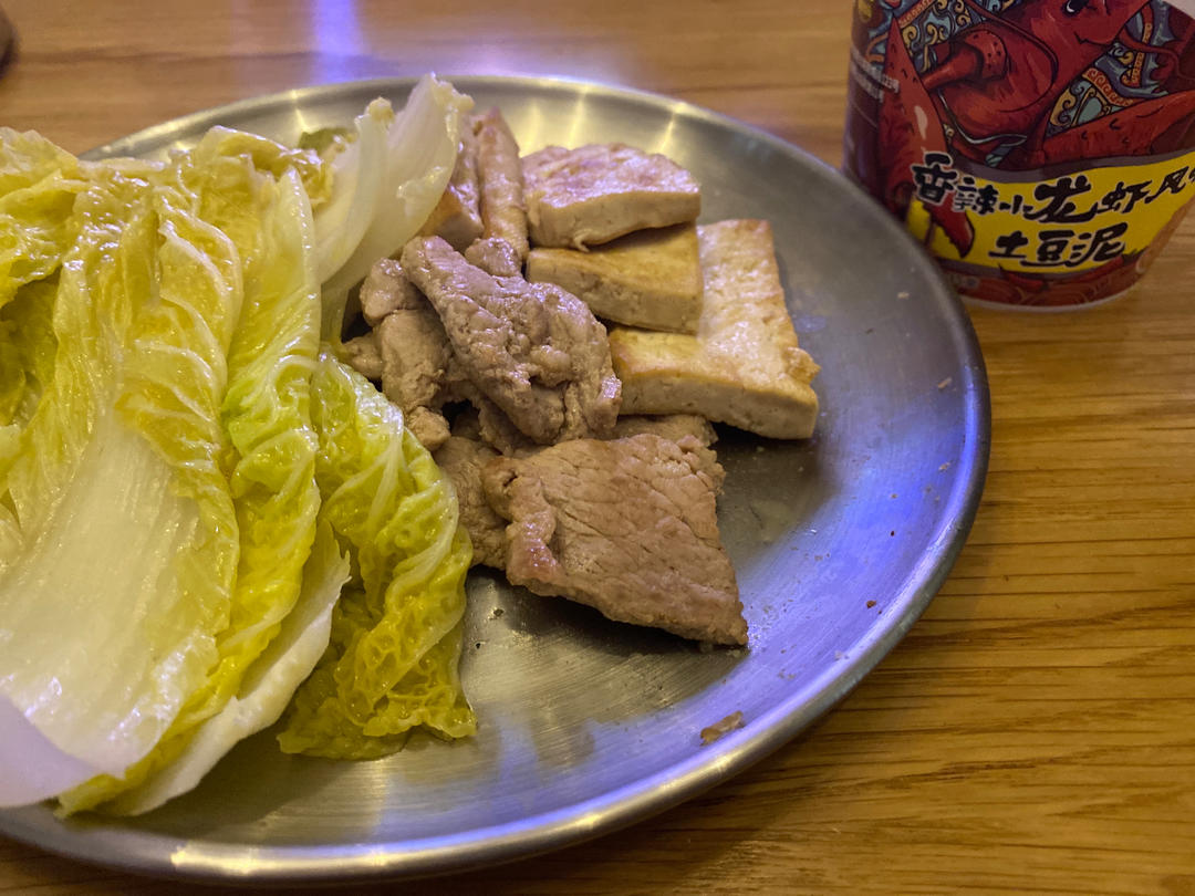 娃娃菜豆腐煲