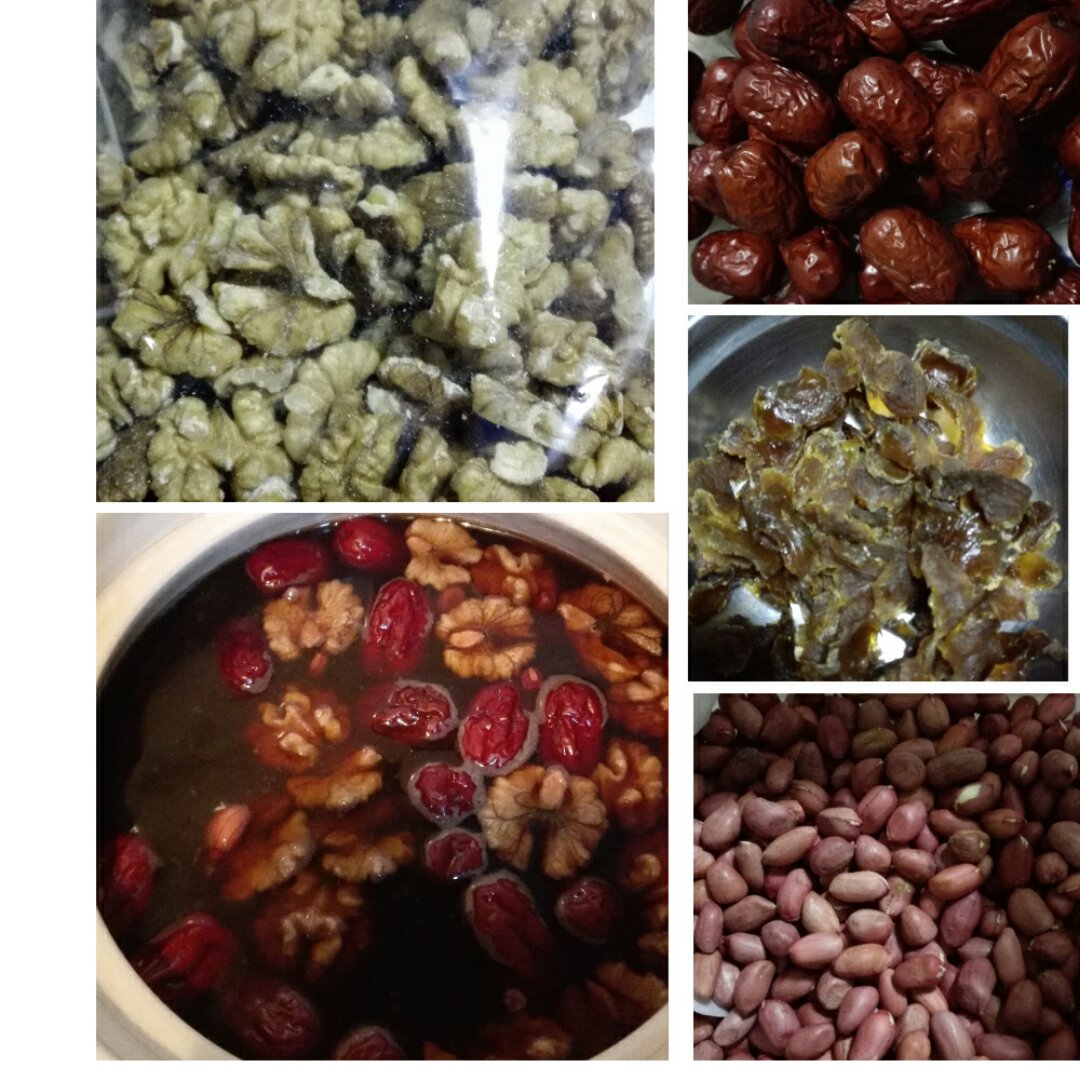 补肾乌发《黑豆桂圆莲子红枣汤》秋冬滋润糖水