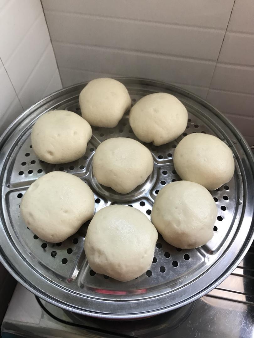 快手简易版    松软香甜   豆沙包  馒头