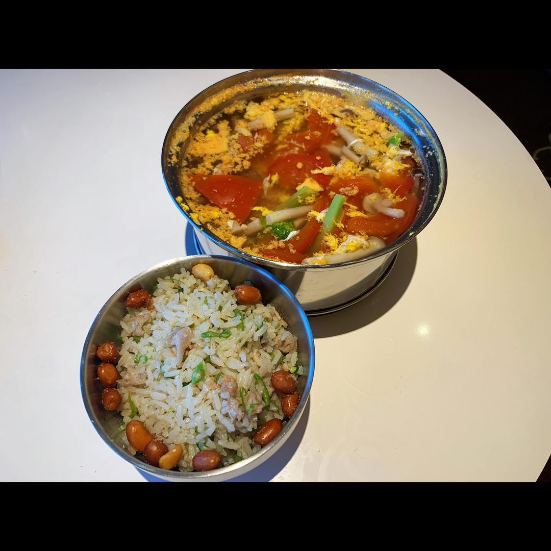 榄菜四季豆炒饭
