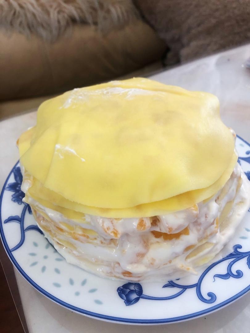 芒果千层蛋糕，100%成功告别煎皮无能