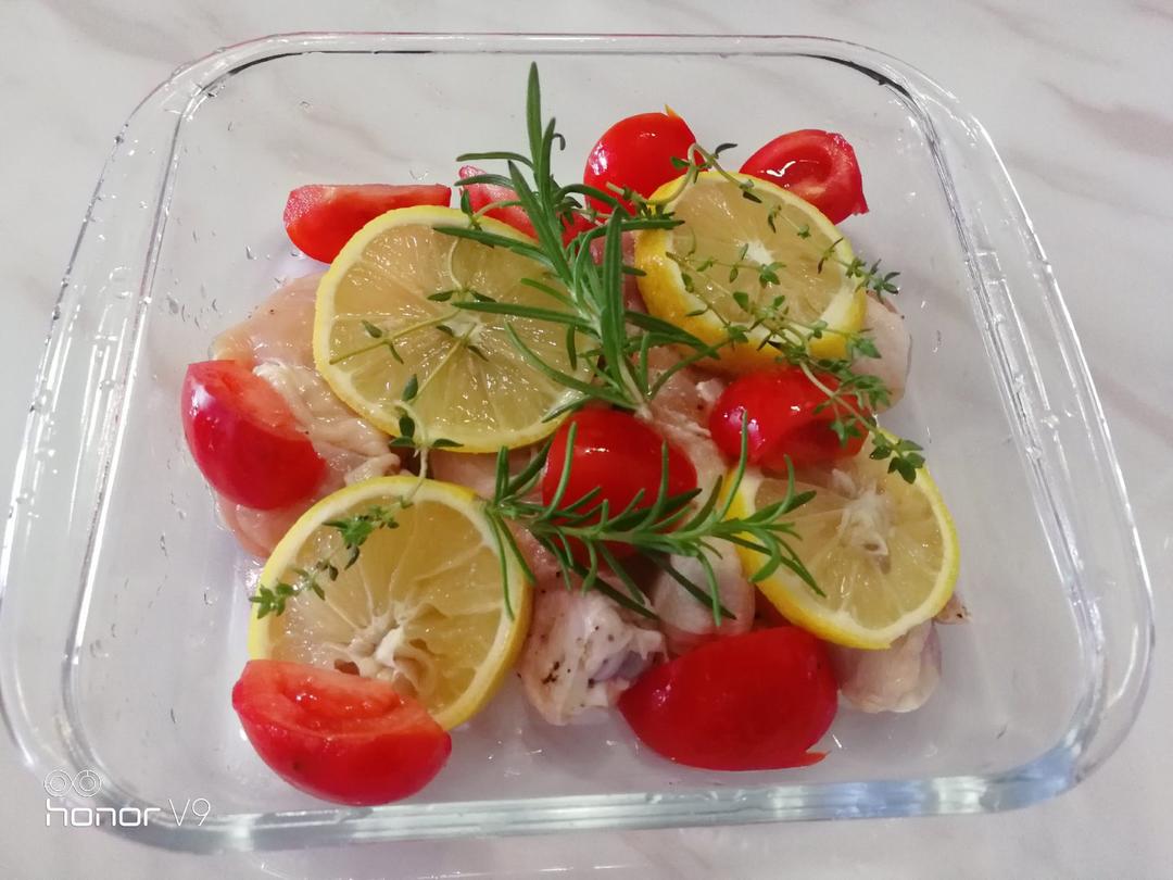 迷迭香柠檬烤鸡腿（或鸡翅）