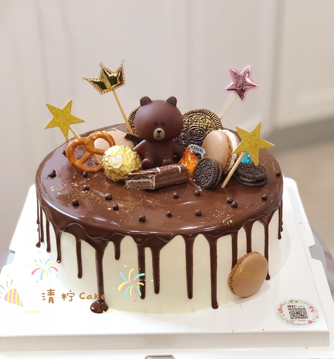 蛋糕淋面之一：甘那许淋面（详细解答淋面太稠的问题）