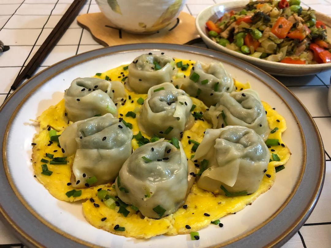 懒人快手抱蛋煎饺