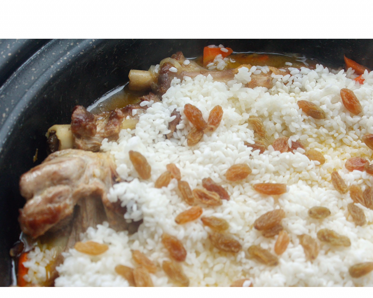 新疆羊肉抓饭～松下塔吉锅食谱的做法 步骤11