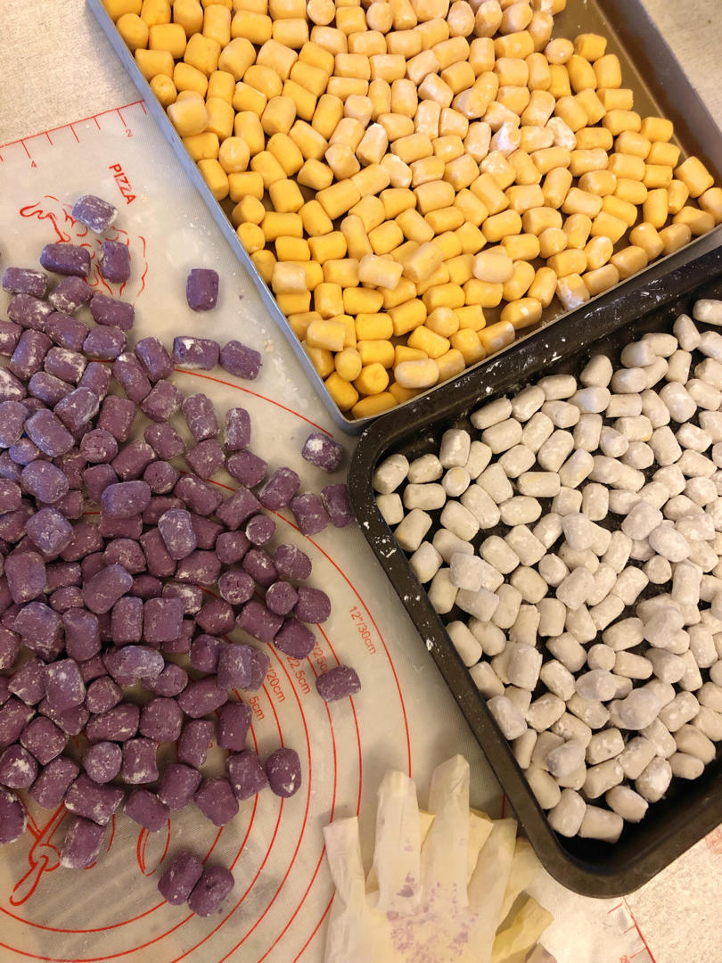 自制三色芋圆1⃣️（附上窍门详细比例）