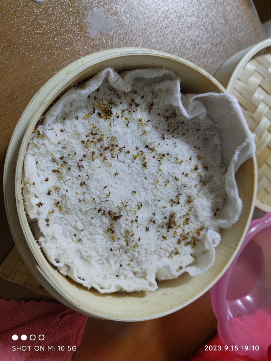 重阳糕？松糕？米糕？快手糯米粉+粘米粉的无名糕点