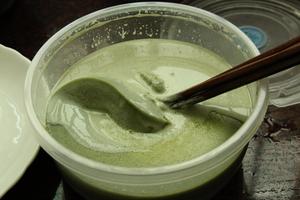 抹茶红豆沙糯米糍（微波炉版）的做法 步骤5