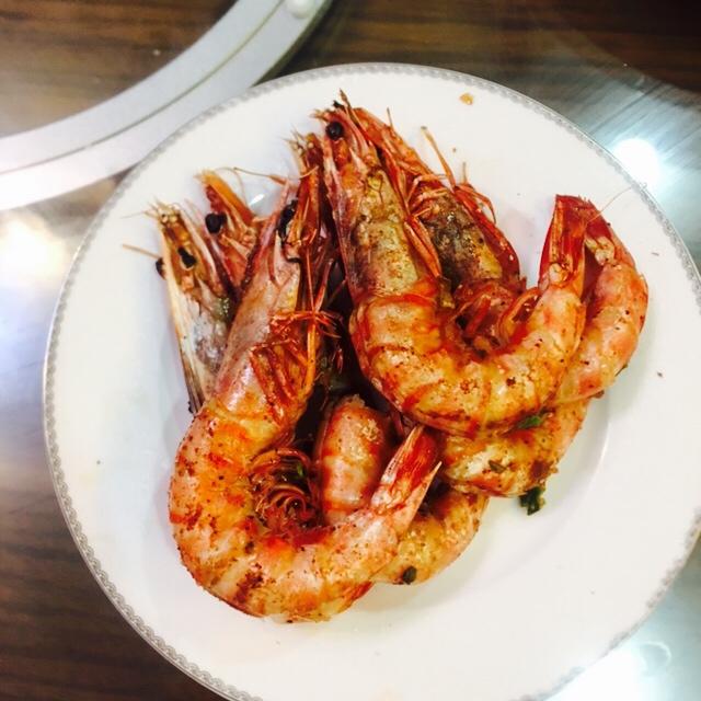 默默720做的盐烤阿根廷红虾