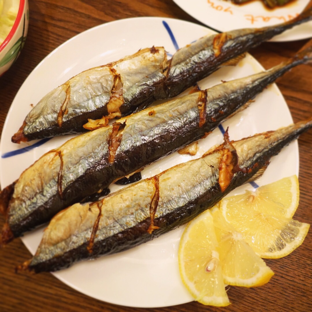 盐烤秋刀鱼