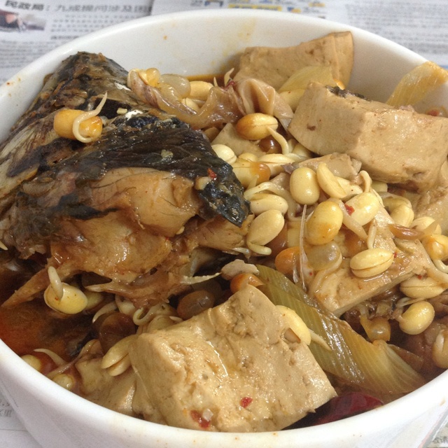红烧鲤鱼炖豆腐