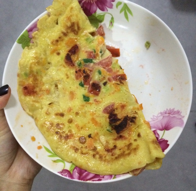 煎鸡蛋饼