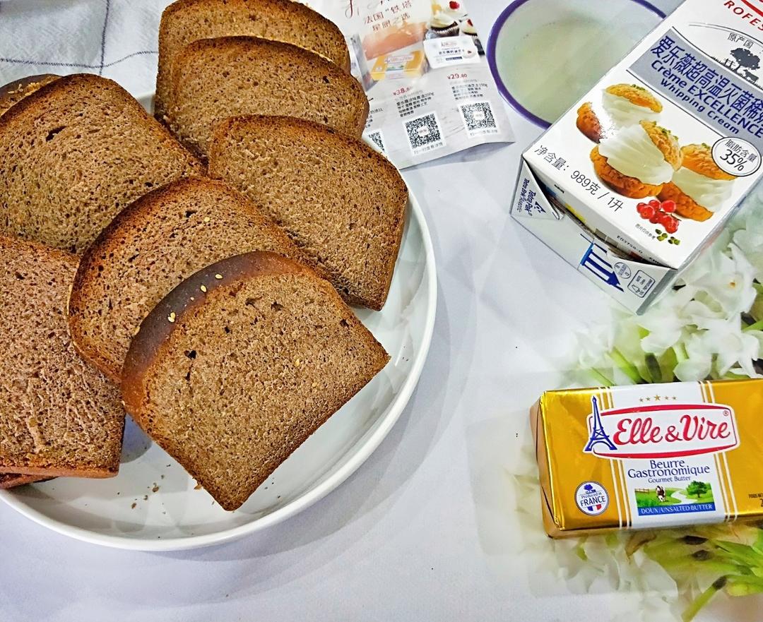 纯奶手撕吐司的做法 步骤1