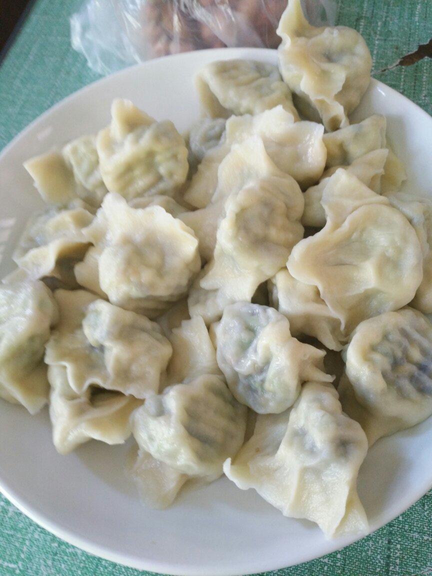 黄瓜鸡蛋水饺