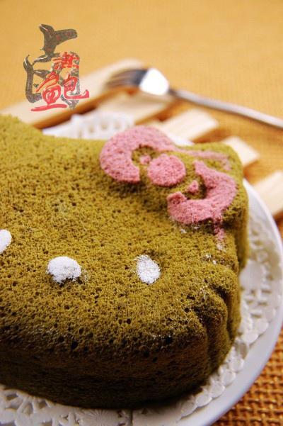 抹茶戚风的做法
