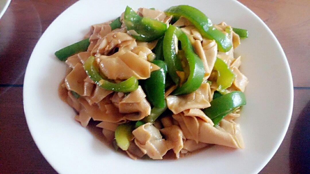 东北尖椒干豆腐