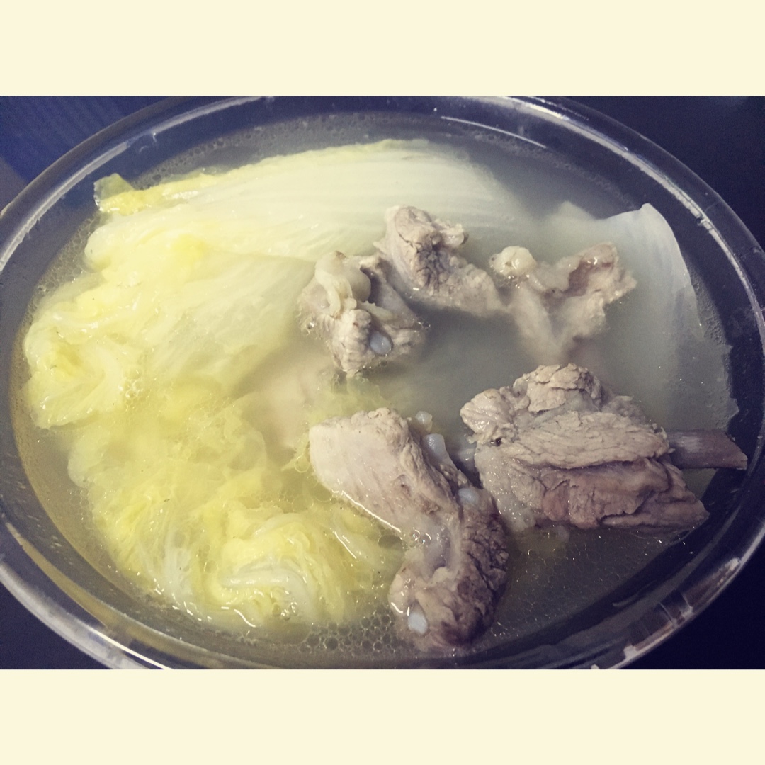 排骨白菜汤