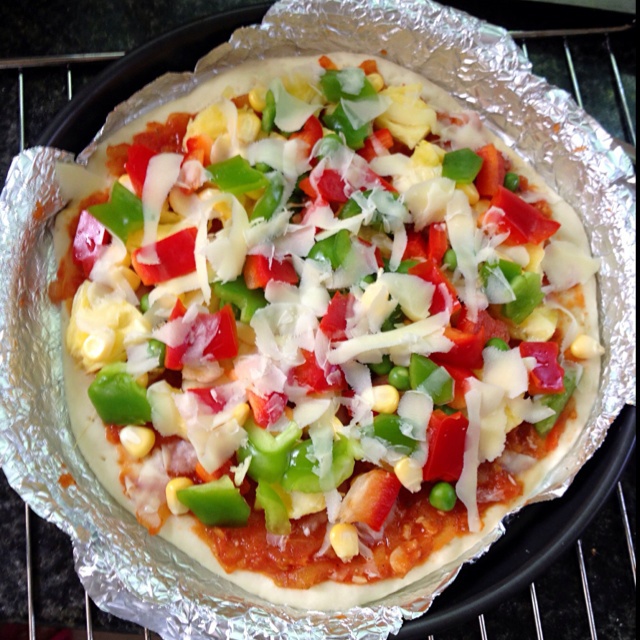 夏威夷pizza（附饼底冷冻法）