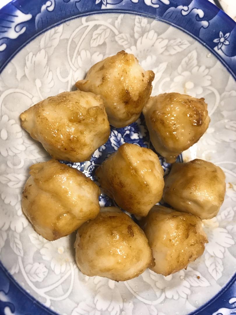 蜜汁墨鱼丸