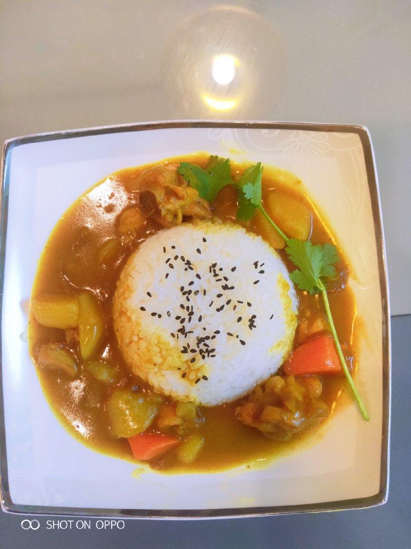 咖喱鸡饭
