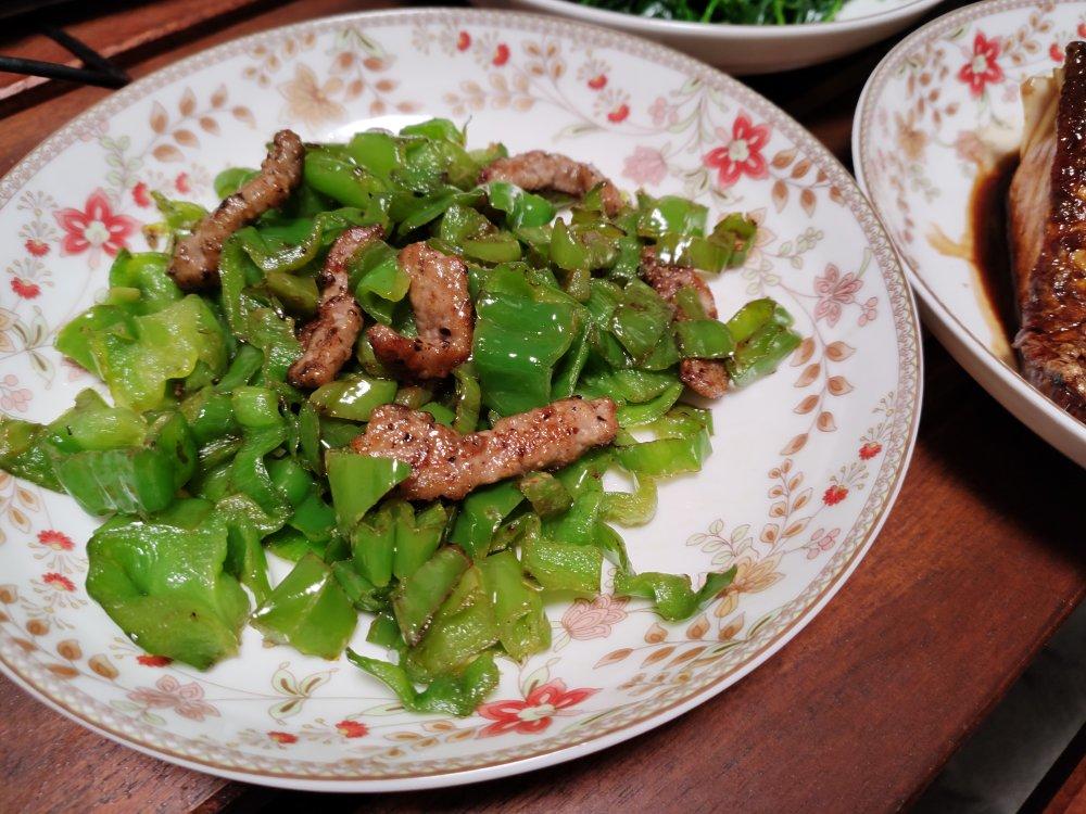 青椒炒肉丝