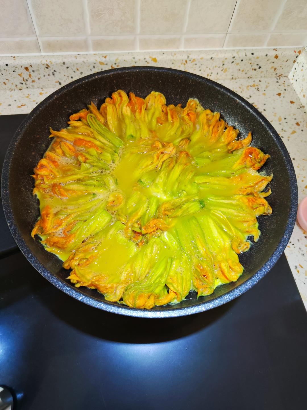 南瓜花煎蛋