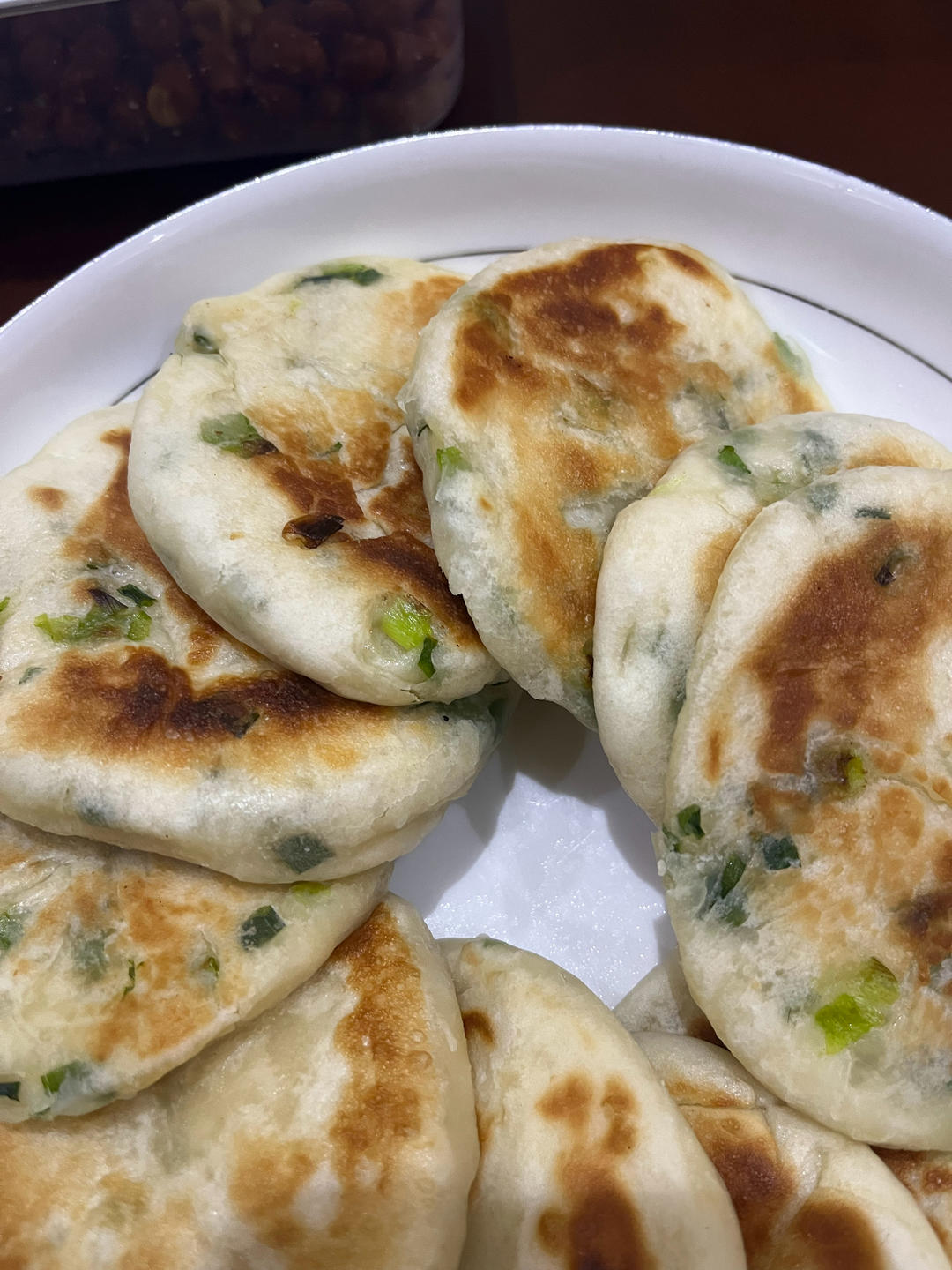 发面椒香葱花饼（超级宣软）