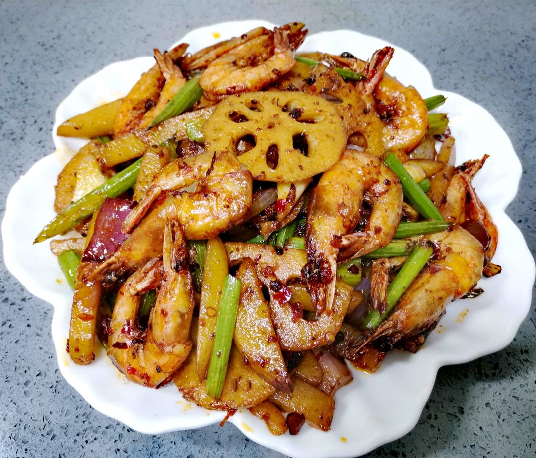 香辣干锅虾
