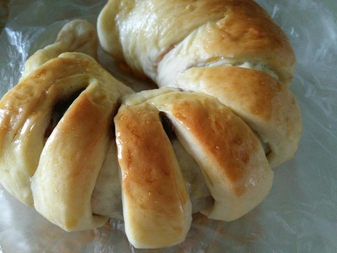 花式豆沙面包