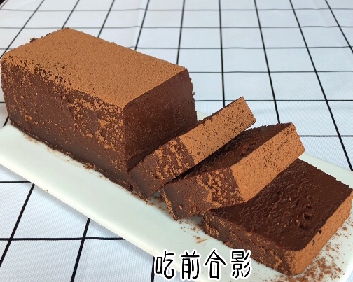 巧克力砖🍫香醇顺滑‼️只需搅拌～超简单✔️的做法