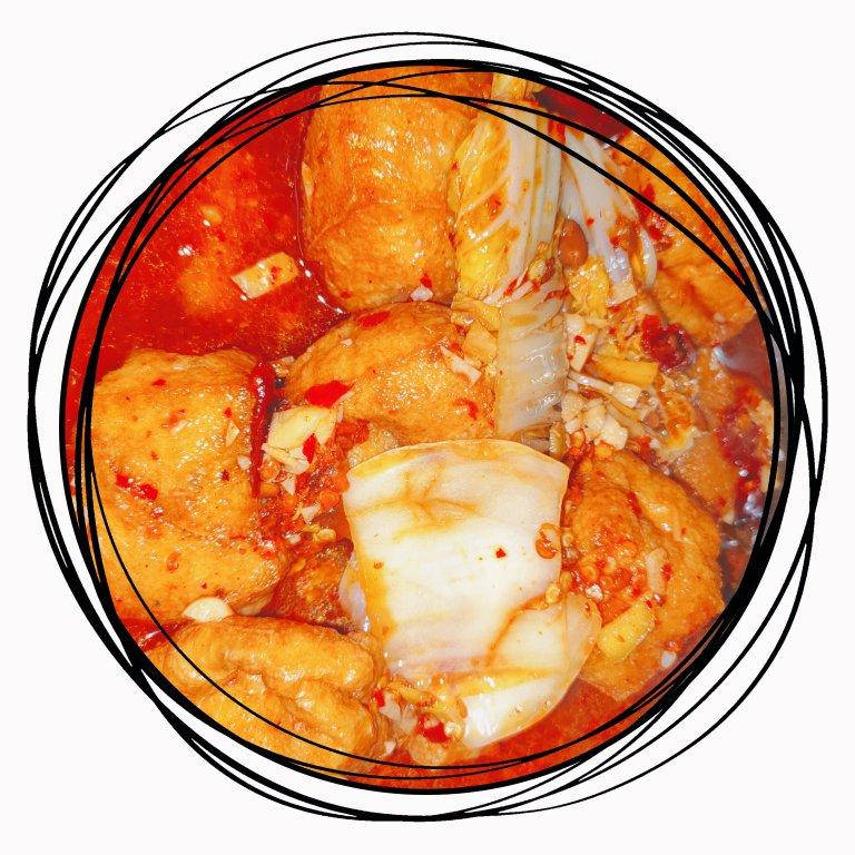 白菜焖豆泡