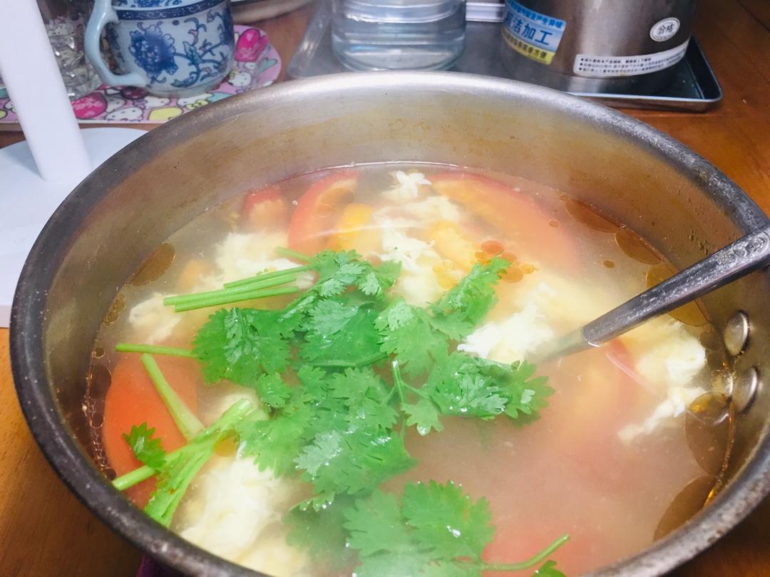 漂亮美味100%会的西红柿鸡蛋汤