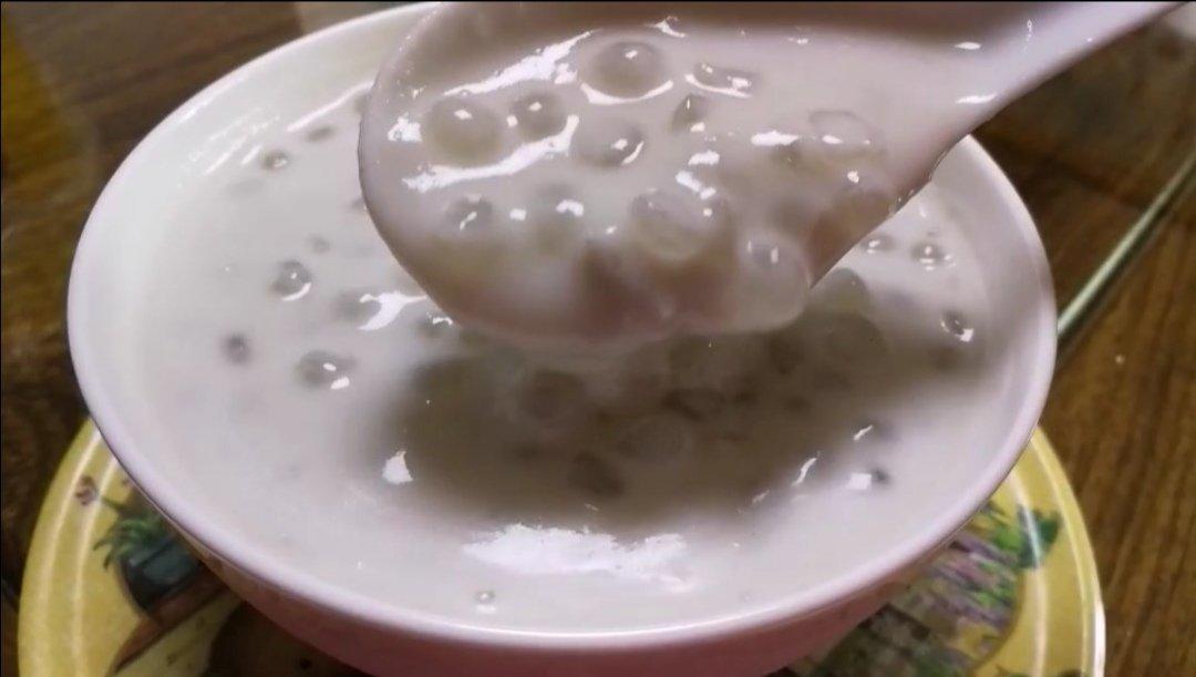 椰香香芋西米露