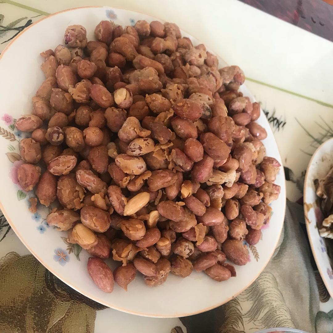 禛禛6做的油炸裹面五香花生