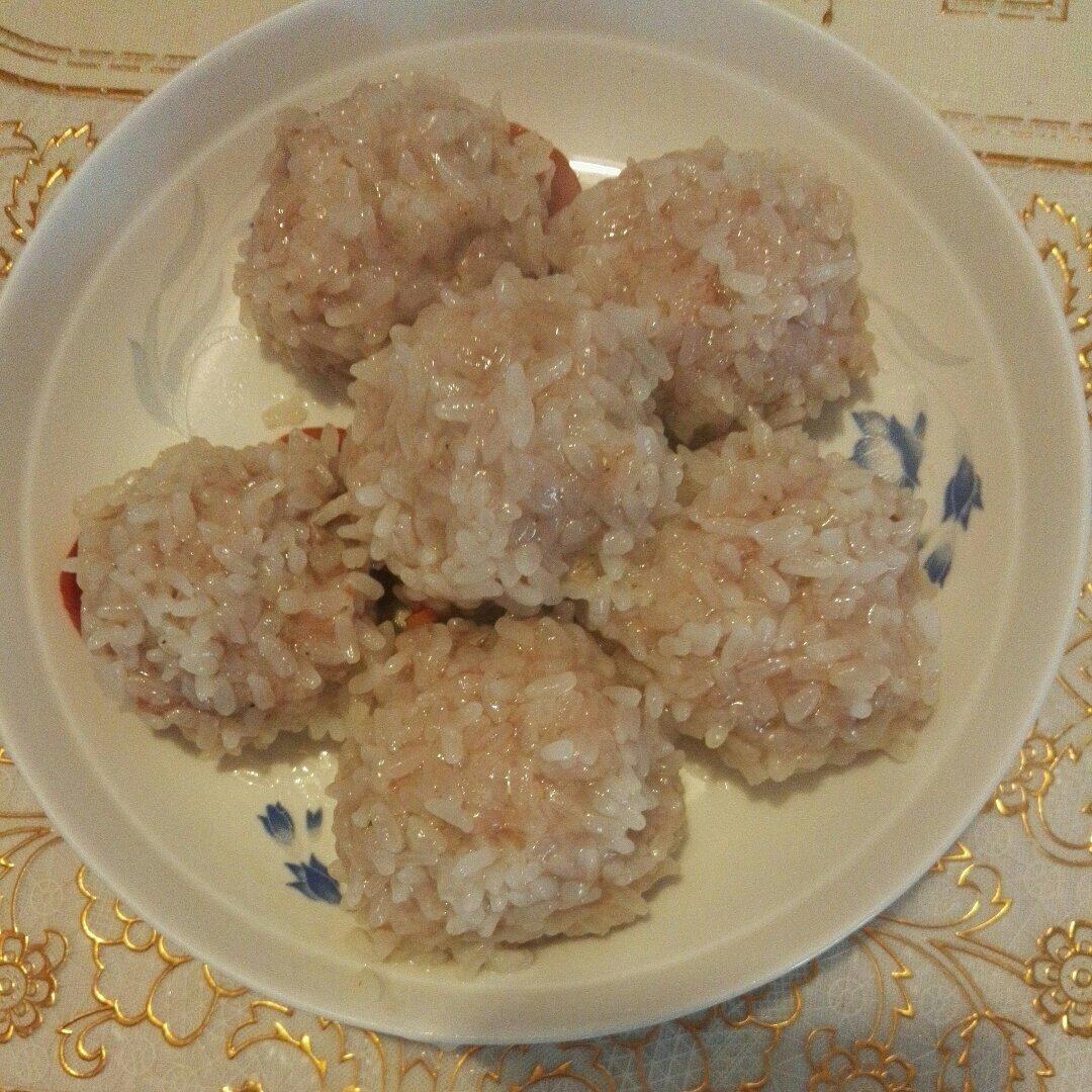 蒸糯米丸子